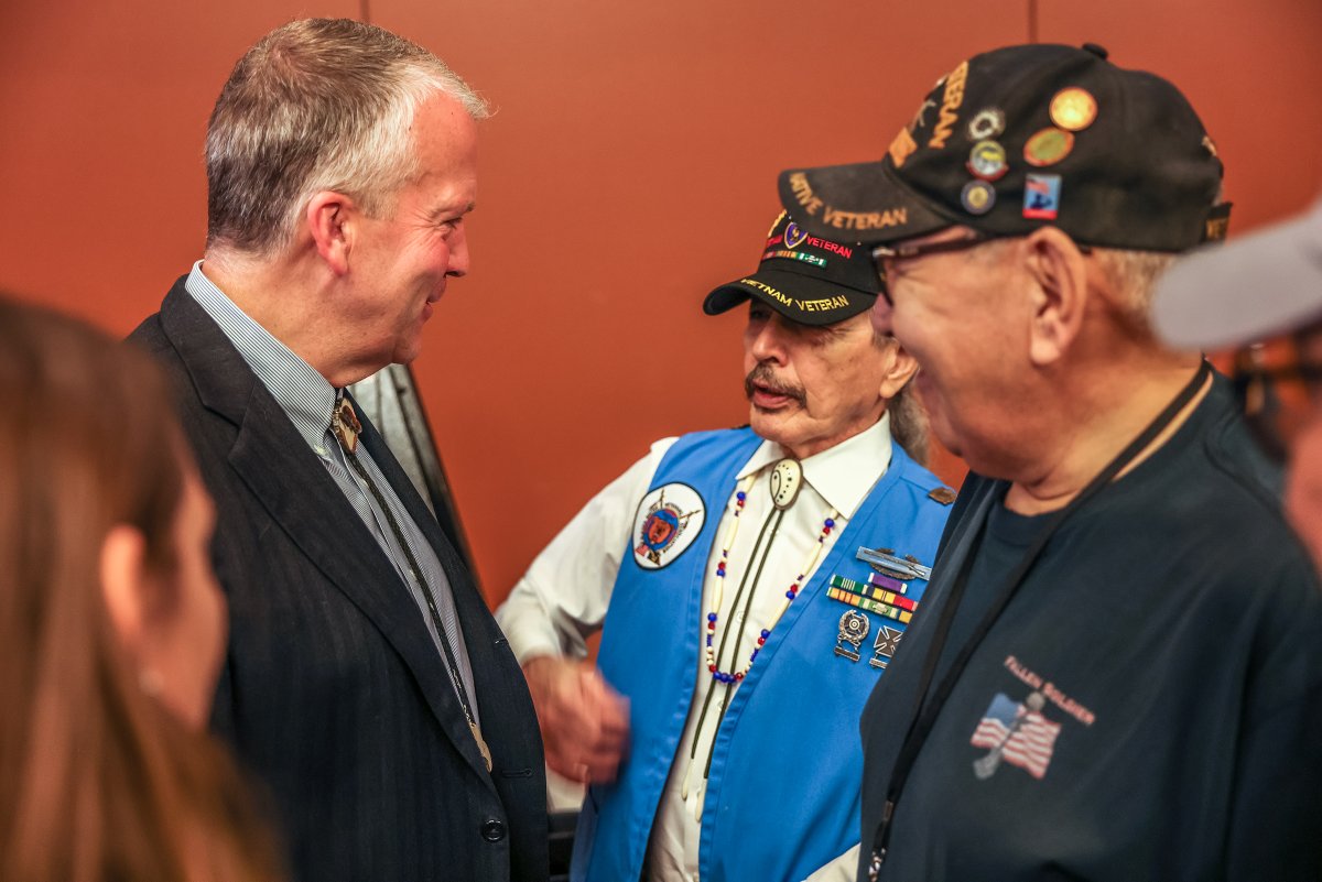 SenDanSullivan's tweet photo. Julie and I had a great time at the 2022 @NativeFed convention in Anchorage, celebrating AFN’s history as a uniting force in Alaska, and all that this unity has accomplished for our state.
#AFN #CelebratingOurUnity #2022AFN https://t.co/zpVPYCXsRL