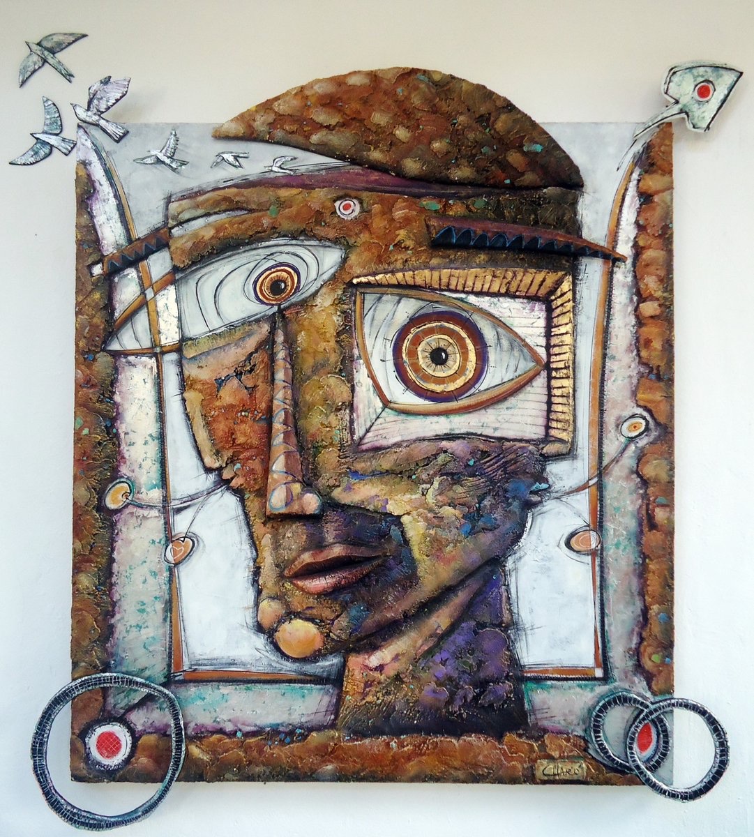 thestillpoint_'s tweet photo. Neurosis is the result of a conflict between the ego and its id, whereas psychosis is the analogous outcome of a similar disturbance in the relation between the ego and the external world.
- Sigmund Freud

Gastón Charó
ID, EGO AND SUPER EGO (2019) https://t.co/lDk24mhU0A