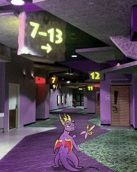 NaMoogly's tweet photo. Spyro Backrooms https://t.co/FDQ3fr0IXI