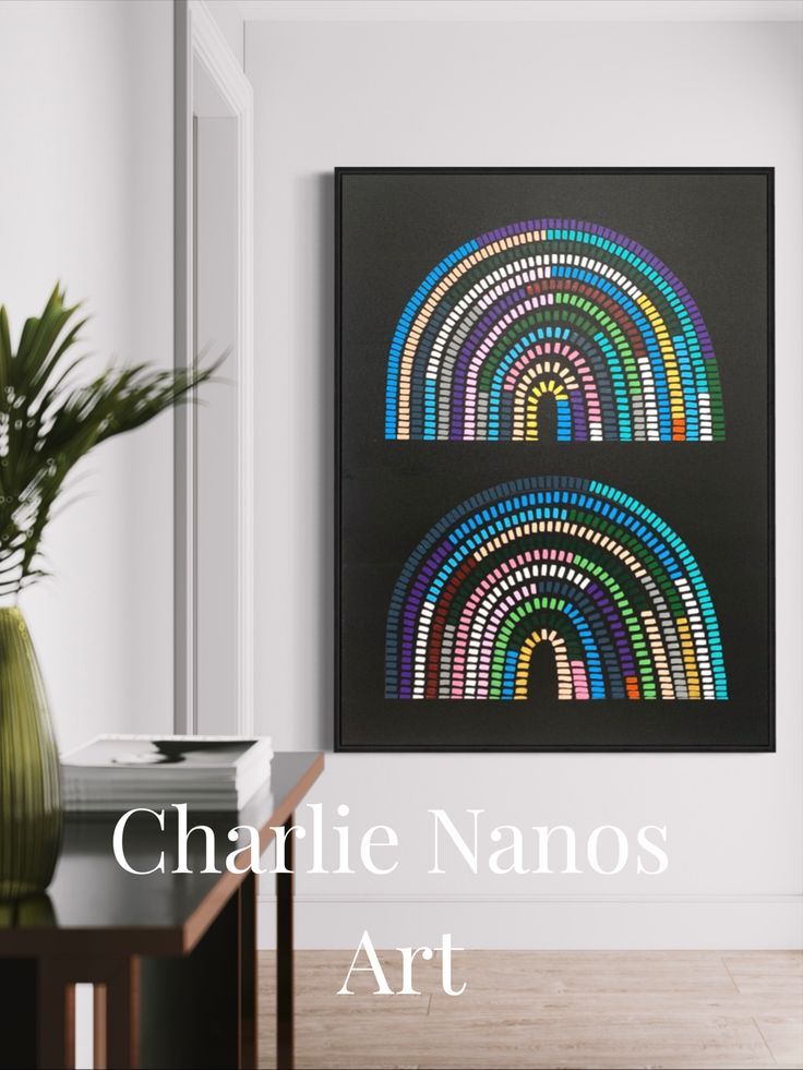 NEW ARTWORK 'Prismatic' bluethumb.com.au/charlie-nanopo… #interiordesign #interiors #HomeDecor #artistontwittter #artwork #abstract #patterns #explorepage #design #visualart #interiorstyling #artistsupport #paintings #artshare #melbourne #perth #sydney #wallart #colour #australianart