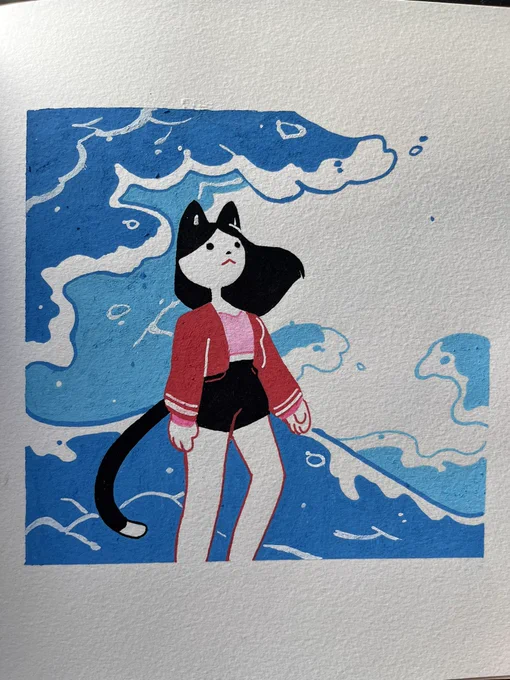 Throwback from my short-lived posca era 