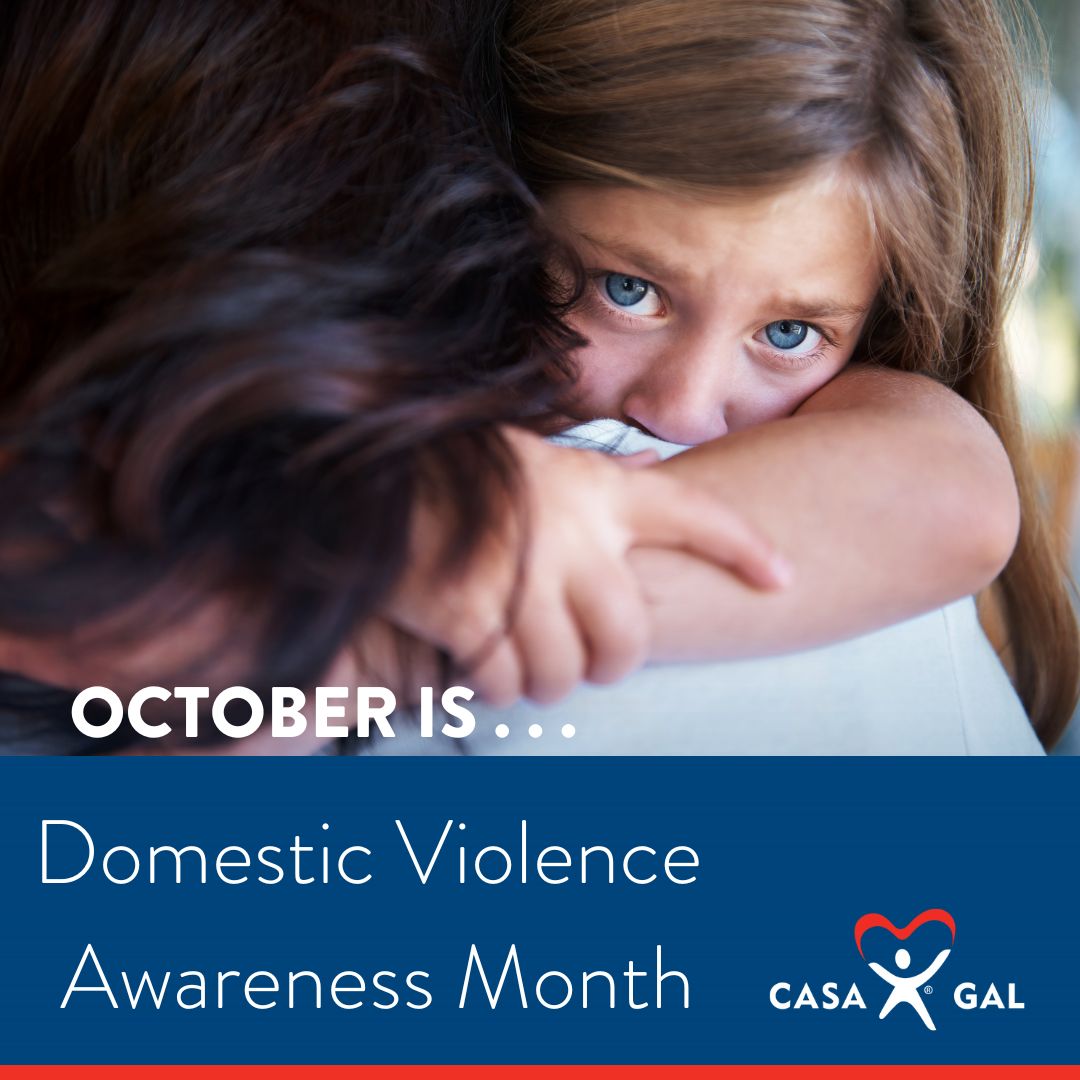 Children exposed to domestic violence may experience long-lasting trauma. Having a stable relationship with a supportive adult like a CASA/GAL volunteer can help children do well, even when they've faced hardships.  
#DomesticViolenceAwarenessMonth 
casa.gal/volunteer