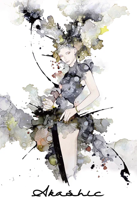 孳々個展《Akashic》残り会期1週間となりました!孳々は27日、29日、最終日の1日(終日)に在廊いたします!(書籍へのサイン承ります)皆様のお越しを心よりお待ちしております!東京千代田区 神保町【 文房堂 Gallery Cafe 3F 】 