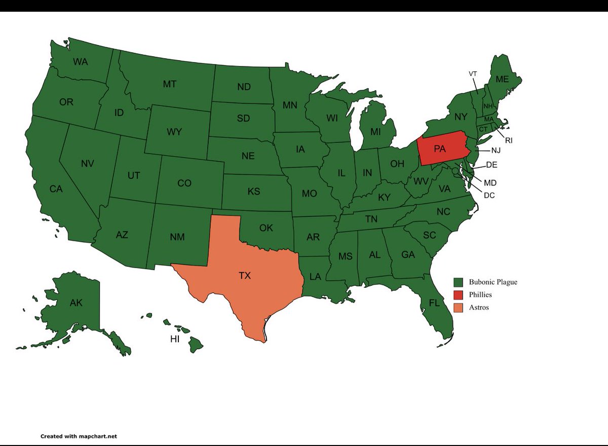 World Series fan map.