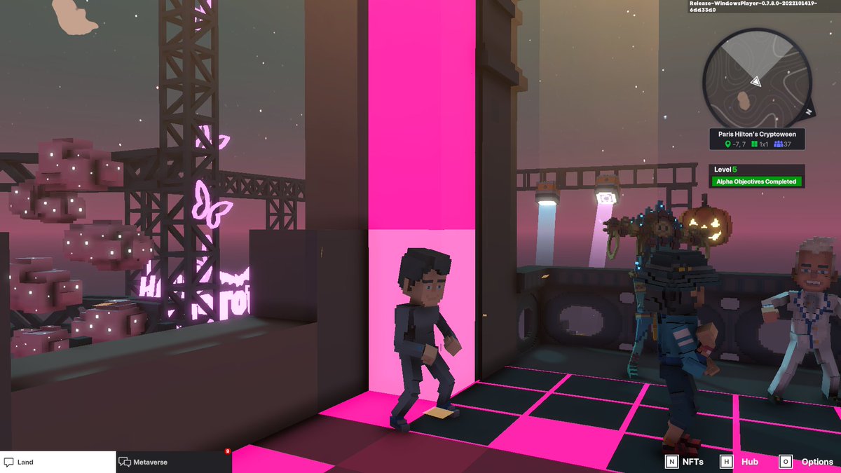 FowlSid's tweet photo. @TheSandboxGame I just participated in the Paris Hilton  #Cryptoween Event. Dancing in the Clock Tower check out my screenshot below!
🎃👇 https://t.co/Xmok4a2MaQ