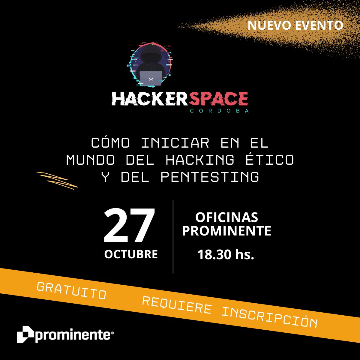 27/10 🔥Cómo inicial en el mundo del Hacking Etico y del Pentesting ? De la mano de Carlos Garay (<a href="/Chgaray/">Carlos Garay</a> )y Juan -Kaenel (<a href="/r4z0r_arg/">R4z0r</a> ). No te lo pierdas🧑‍💻
ℹ️Forms de inscripción: forms.office.com/r/Jm52jUAruK