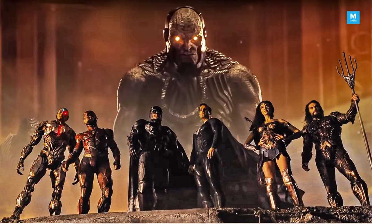 TheBatSkeptic's tweet photo. Darkseid is fitting as the ultimate villain for Zack Snyder's Justice League when you consider the overarching story of his DC films, which are about how these godlike beings connect to humanity. Darkseid shows the consequences of losing one's humanity in their godliness. https://t.co/FdaYgPDFC7