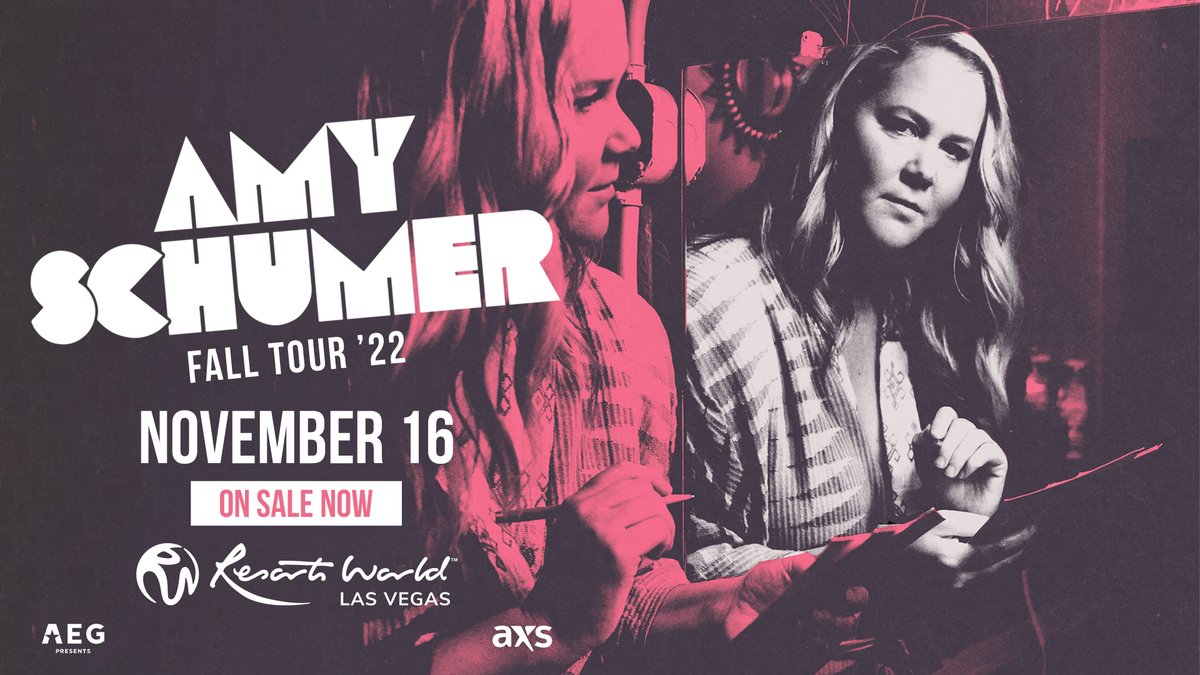 🚨JUST ANNOUNCED🚨 @amyschumer's previously scheduled performance at Resorts World Theatre in #LasVegas will be moving to Nov. 16. If you already have your tickets, those will still apply to the new date. If you still need tickets, they're on sale now at bit.ly/3N2w6bp