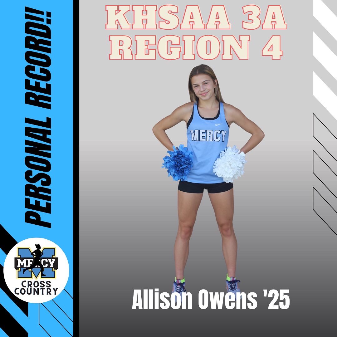 mercyjagsxc's tweet photo. With 2 meets last week we have PR updates. JV had great race with 5 PRs. Varsity runner Allison (dual athlete with @mercy_cheer also ran a PR at the Region meet. 
All of these athletes completed their 2022 season with a PR! Congrats Jags!
@mercyathletics_ https://t.co/ufB05v4fwg
