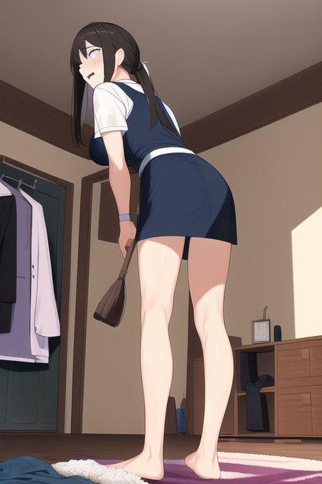 「ひどく散らかっている男の部屋を、呆れた顔で掃除する女の子」

白目剥くほど嫌なの⁉︎
いいよもう! 帰っていいよAIちゃん!! 