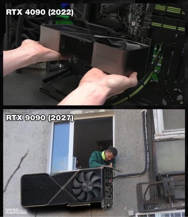 GameplaysPal's tweet photo. Un dia sera#rtx4090 #rtx9090 #memesespañol #meme #memes https://t.co/keV5yMuLRJ