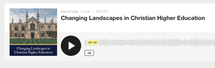 President Smith and Davies Owens (of SCL) on the marriage of practical knowledge and the liberal arts in college.

basecamplive.com/changing-lands…