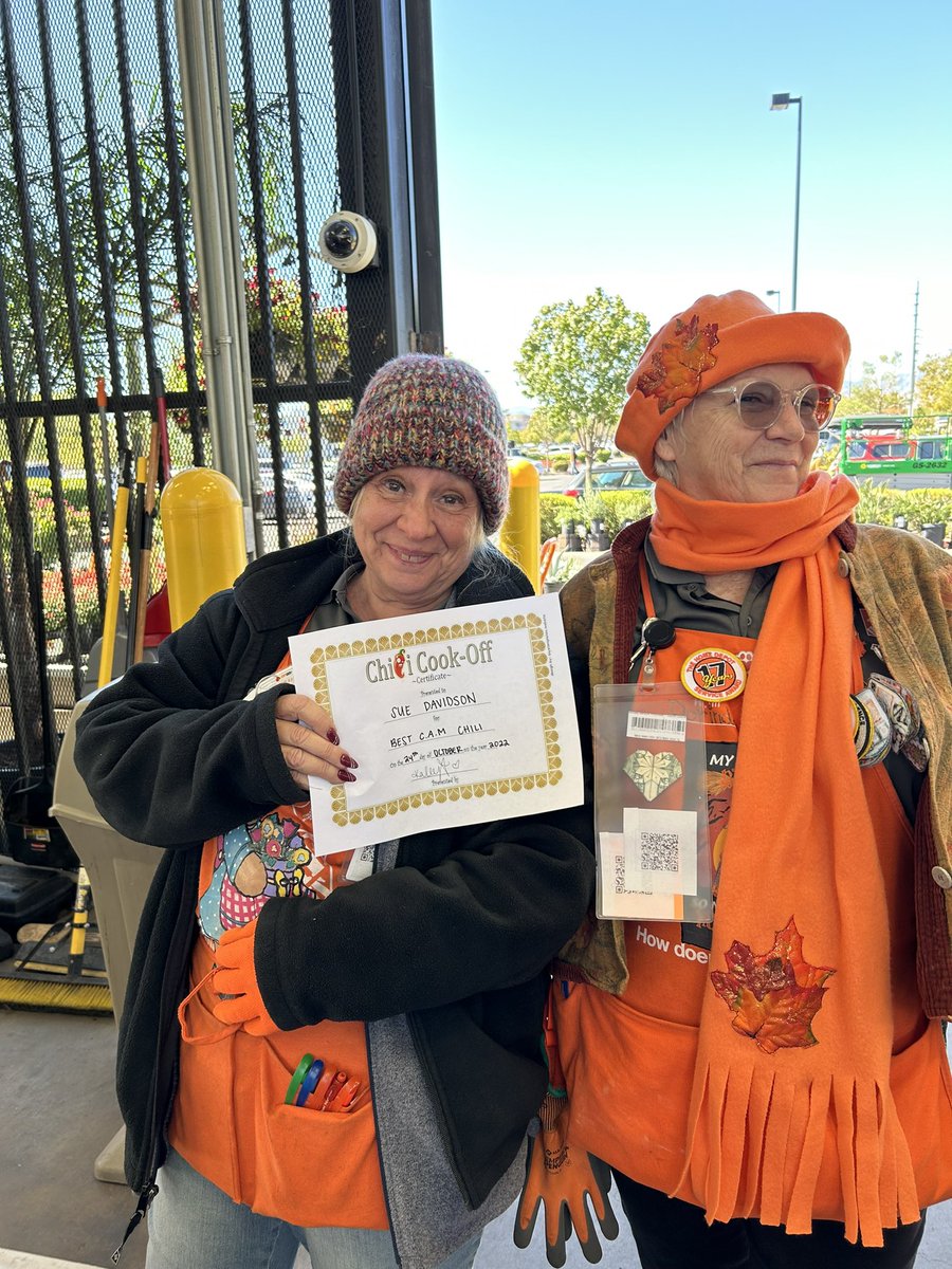 CAM Chili Cook-Off was such a success! Big congrats to Ms. Sue 🧡She  won with a whopping 12 votes! #CAM2022