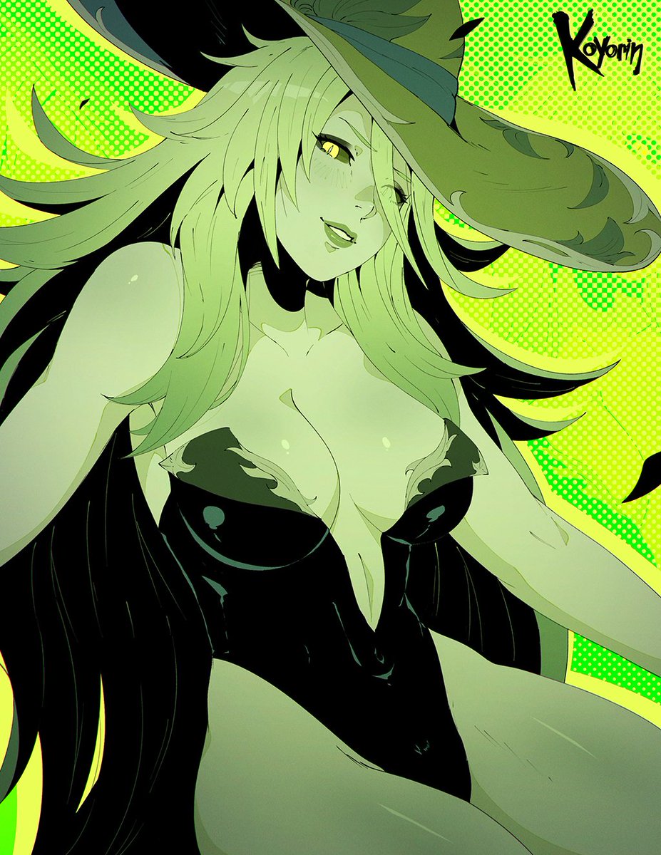koyoriin's tweet photo. witch barbariccia 💚 because...uhh... // #FFXIV https://t.co/eiBNaUrwYx