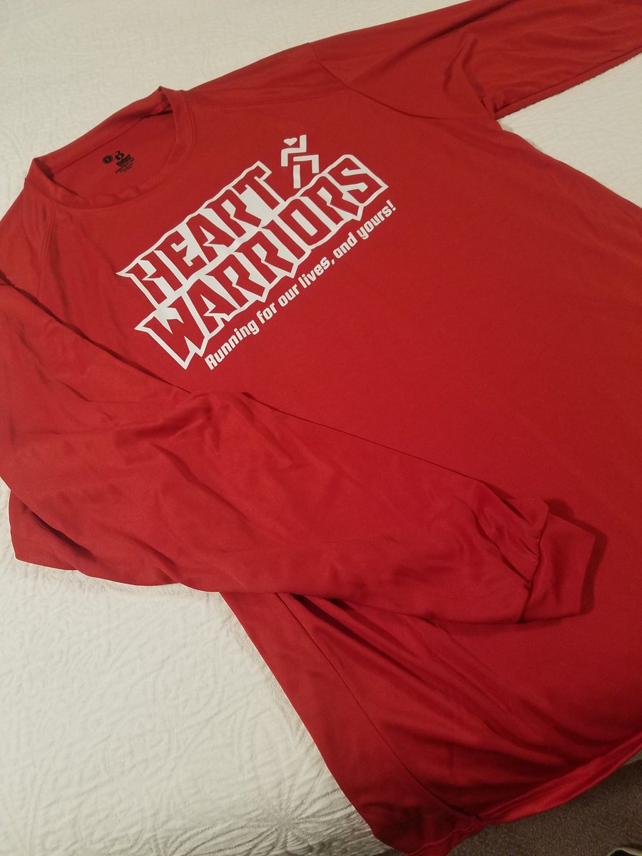 bdweis's tweet photo. Team swag is in. Ready to run with and for heart patients. #CHDAwareness #HeartWarriors #RunningForOurLives https://t.co/kzyLUQLVPk