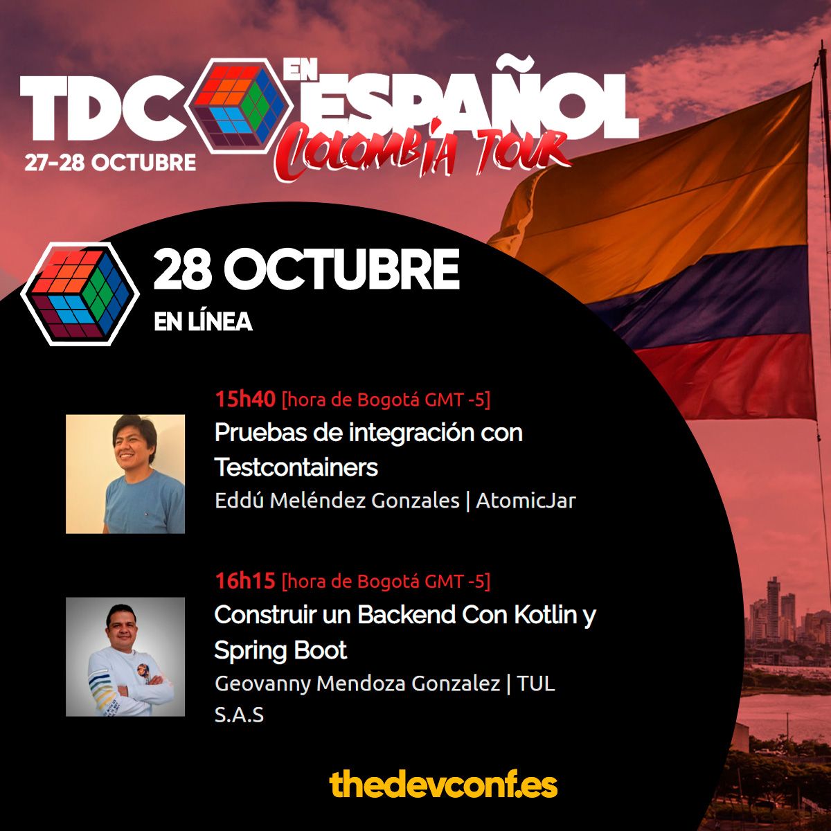 barranquillajug's tweet photo. TheDevConf llega a Colombia, el 27 y 28 de octubre ¡Participa del Evento Gratis! #TheDevConf https://t.co/32ckSeDAku 
@TheDevConf https://t.co/jFeTaYNeg5
