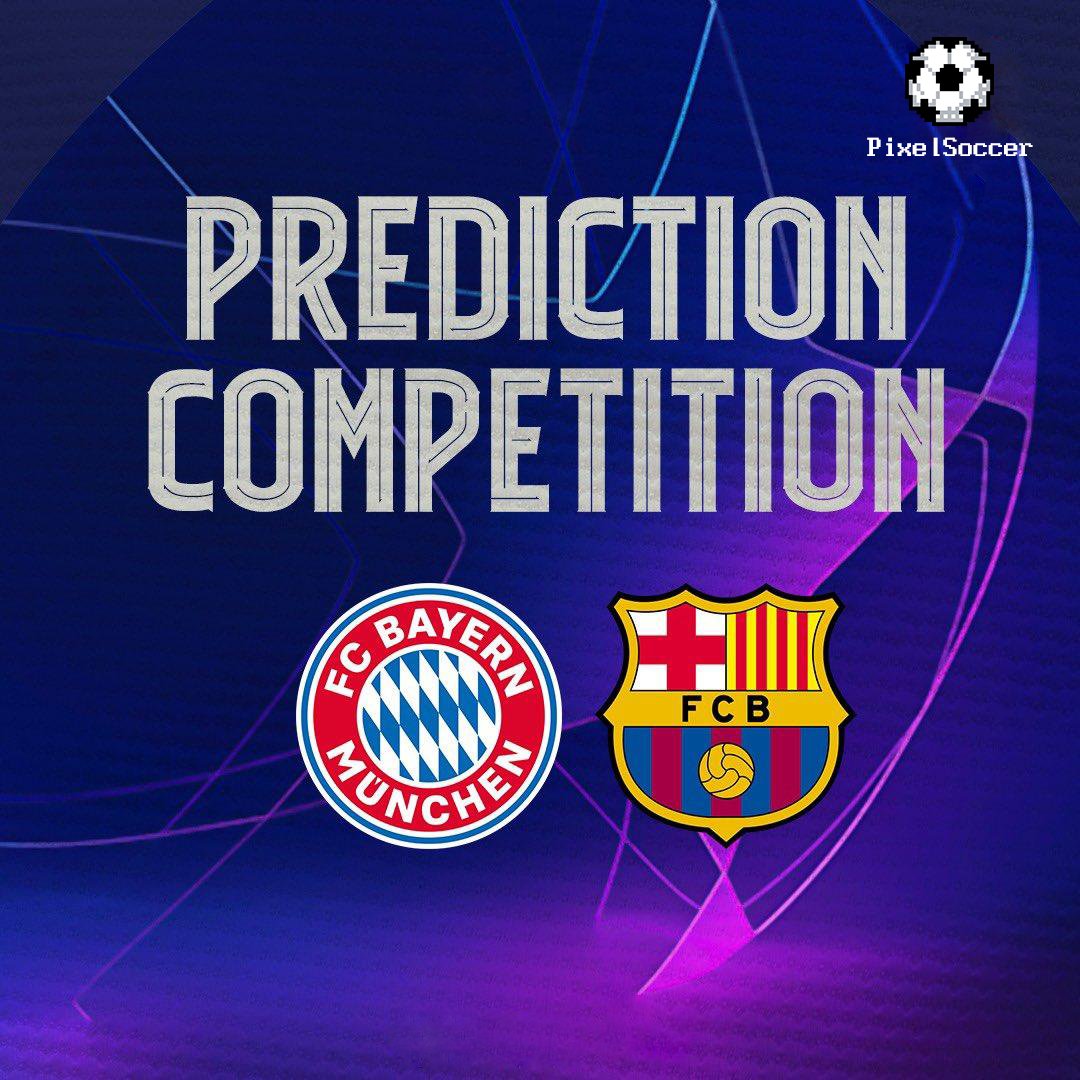 PixelSoccer_NFT's tweet photo. 🏆$150 CHAMPIONS LEAGUE GIVEAWAY🏆

🎁 5 x $20 for the participants 
🏆 1 x $30 for the first one to commect the exact score for Barcelona vs Bayern match on 27th Oct

To Enter👇
1. Join https://t.co/0mYbgPSR5w
2. Predict the exact score in the comments

#Giveaway #Pixelsoccer https://t.co/nygOX6Qut6