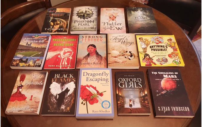 My Books Now # 8 <a href="/barrett_t/">T.E. Barrett</a> <a href="/monicamccabe/">Monica McCabe ✈️</a> <a href="/qualitycut16/">Tammy Spears Author of "Flutter of an Eye" poetry</a> <a href="/WendyESlater/">Wendy E. Slater</a> <a href="/Ron_Clements/">Ron Clements</a> <a href="/blackwell_dgf/">D Blackwell Novels</a> <a href="/jennifereeser/">Jennifer Reeser🇺🇸 📝✝️</a> <a href="/W_Angels_Wings/">Stephanie Collins</a> <a href="/ITSPOSSIBLE_Rod/">YouCan2</a> @author_rea @Madi_Dale_Write <a href="/RayaKhedker/">Raya C. Khedker 📚</a> <a href="/PDKuch/">P.D. Kuch 📚</a> <a href="/SEvanTownsend/">𝙰𝚞𝚝𝚑𝚘𝚛 𝚂. 𝙴𝚟𝚊𝚗 𝚃𝚘𝚠𝚗𝚜𝚎𝚗𝚍</a> Please Follow all 📚  📚  📚