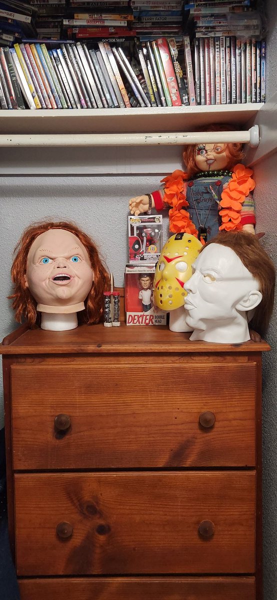 RC_awesome's tweet photo. I couldn't keep wearing the big Chucky mask but damn right I kept it lol
#Chucky #Horror #Halloween #HorrorMasks https://t.co/ZKXCpuPDvX