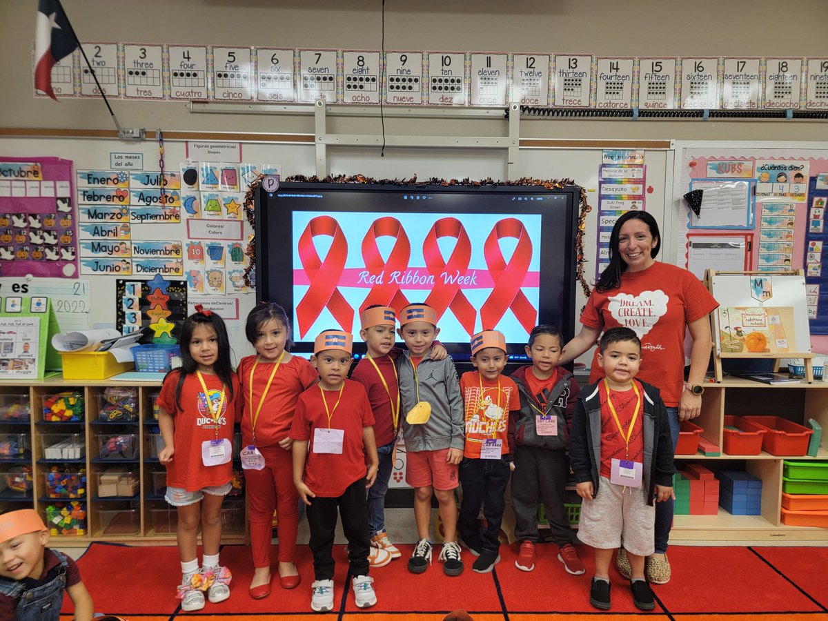 msluna404's tweet photo. "Red"y to say NO to Drugs #RedRibbonWeek2022 @Jones_AISD https://t.co/9Lryhi0kaS
