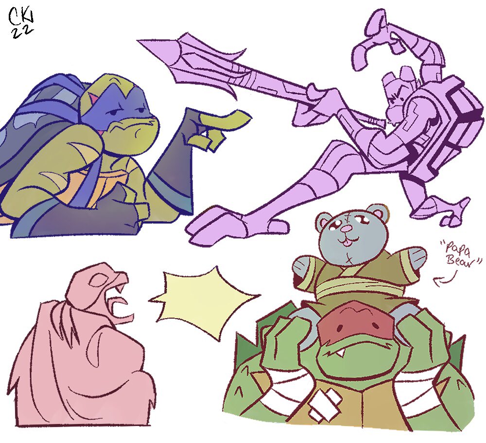 citristik's tweet photo. Drawing screenshots to experiment with is way too much fun. Thank you Rise team for giving us gold 🐢💕
#rottmnt #SaveRiseoftheTMNT #UnpauseRiseoftheTMNT https://t.co/PZsav2ksQX