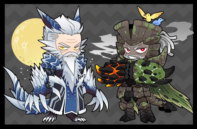 ハロウィンが近いのでルナガロ提督とゴルム教官 