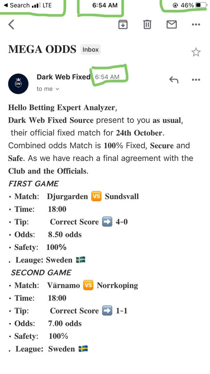 MotorsMobius's tweet photo. 👁 UNCOVERED EMAIL 📧 👁
SAME SCREENSHOT AND TIME...

Just removed sticker used to cover fixed tips
Carefully note and compare .
There’s no magic in fixed matches,
Finally understand that fixed matches really exists and are here to me
@MotorsMobius https://t.co/NAkIw6iT7d