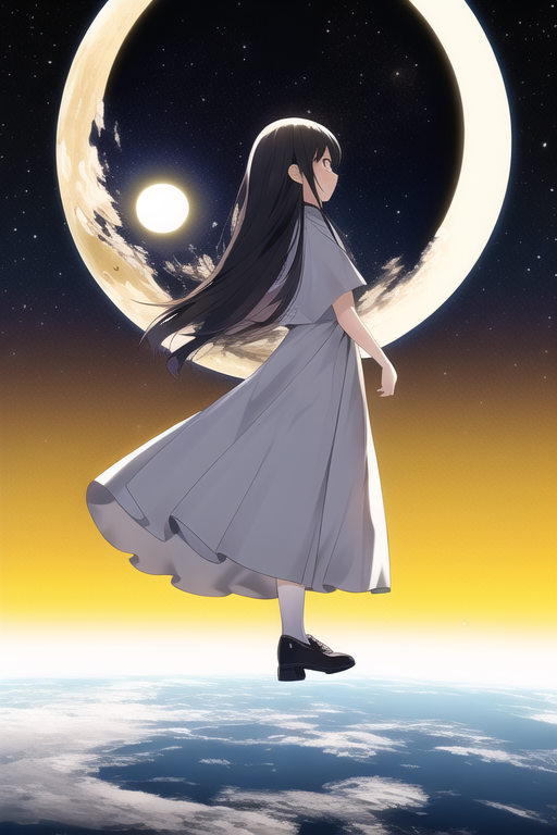 [AI Drawing] A stranger.
No one knows this girl.