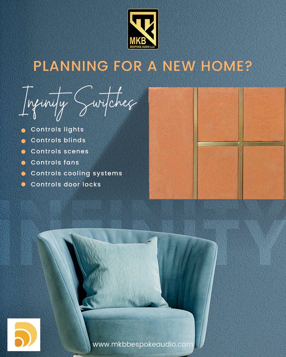 mkbbespokeaudio's tweet image. Make your home smart with futuristic home automation solutions.    
One click to a smarter life!  - mkbbespokeaudio.com!
#homeaudio #homeautomationsystem #raylogic #digitaldreams #smartswitches #brands #dubai