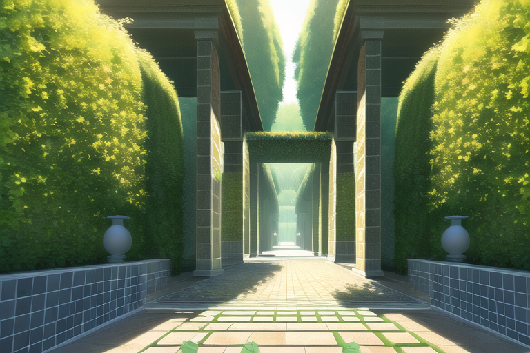 [AI Drawing] the starting point of the maze