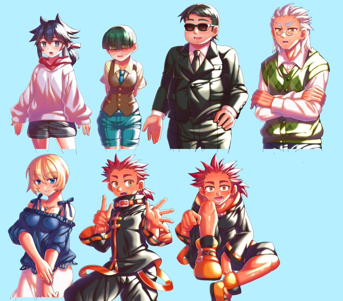 「アダルトスタンプラリー」
立ち絵ようやく全部、描き終えました…!
差分込みで描くと無茶苦茶時間かかりますね…
この後はスタンプラリーカードデザインして
立ち絵を出力して、RPGに組み込みます 