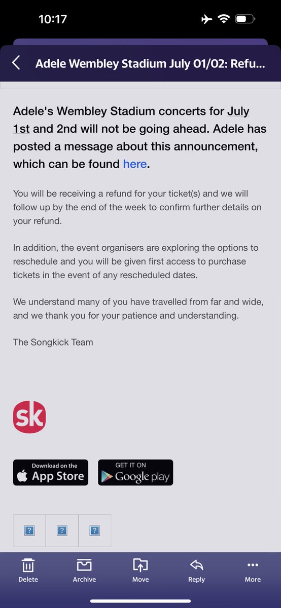 ssl2174's tweet image. Please help me get this message to Adele and her team!! 🤍🤍🤍 @Adele @AdeleAccess @adeledailynet @queenadeIeslays @queenadelesIays @AdeleTheGr8tst @StatsAdele #idrinkwine #adele