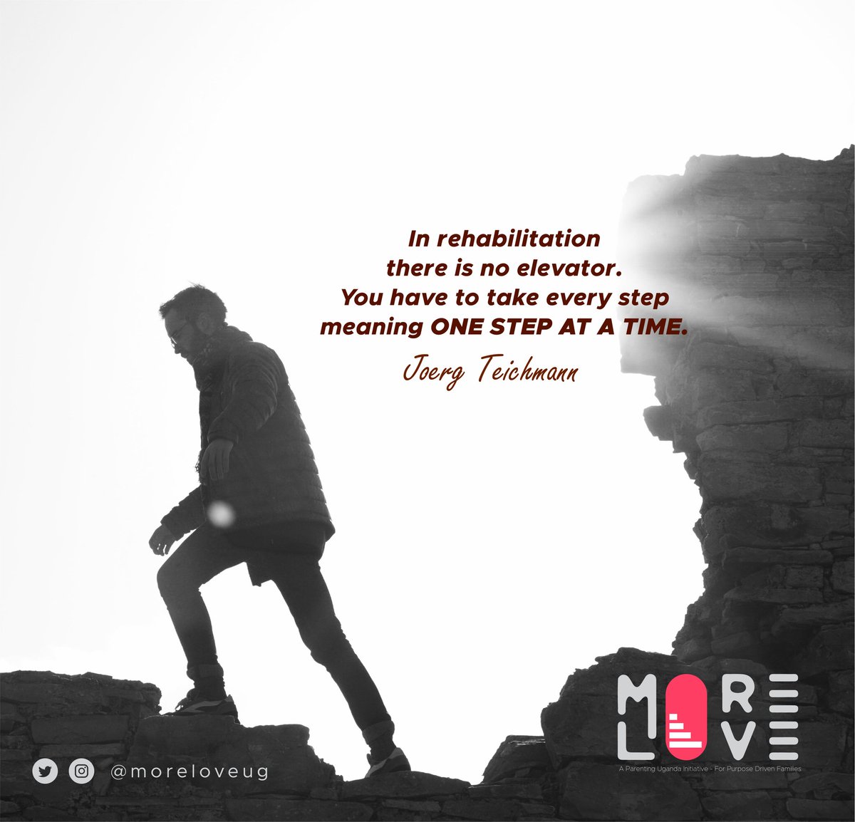 moreloveug's tweet photo. With More Love Transformation Center, you can take that FIRST step today!!
#rehabilitation  #hope #addictiontreatment #addiction https://t.co/mktVPsI7wW