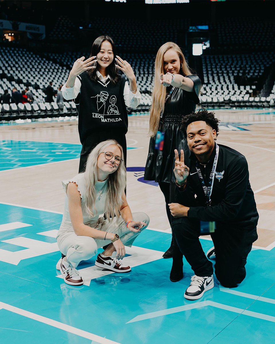 Entering my 4th season as Director of Social Media for <a href="/hornets/">Charlotte Hornets</a> and I couldn’t be more grateful — for my dream job, but more importantly, for all the amazing people that surround me (especially my incredible team). 

Social gang gang 5L 💕🤞🏼

📸: <a href="/mikejonesnc_/">Mike Jones</a>