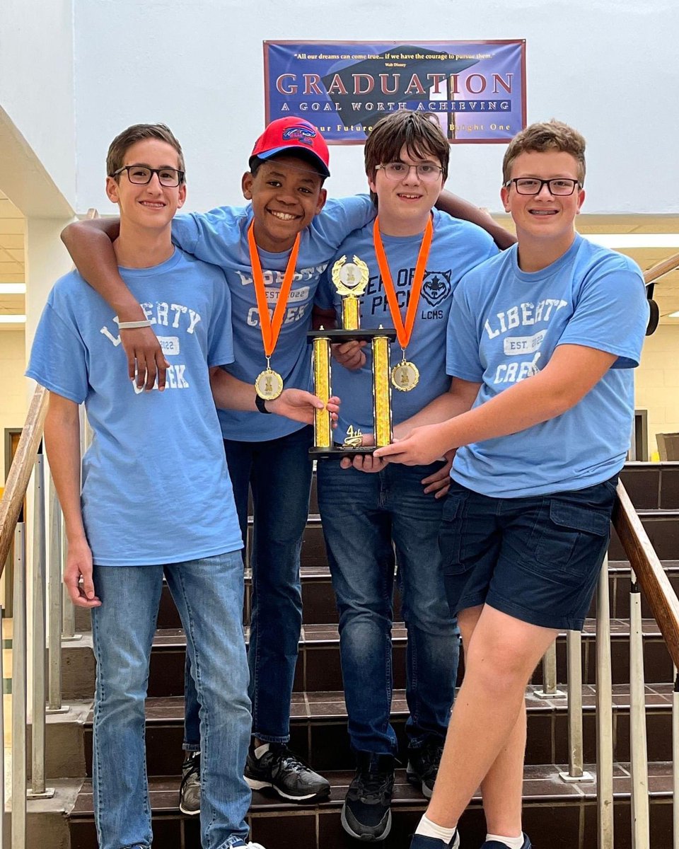 Emily Barnes (@mrs_eebarnes) on Twitter photo Our rockstar <a href="/LCMSWolves/">Liberty Creek Middle School</a> Academic Team earned 4th place out of 37 Nashville area teams! So proud of these kids #SumnerAchieves ❤️🐺💙 Our rockstar <a href="/LCMSWolves/">Liberty Creek Middle School</a> Academic Team earned 4th place out of 37 Nashville area teams! So proud of these kids #SumnerAchieves ❤️🐺💙