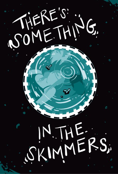 just about a week left to read my comic 'THERE'S SOMETHING IN THE SKIMMERS' for the @SBComicsFair !! very normal to perform cpr and find a frog stuck in someones throat btw. trust me on this 