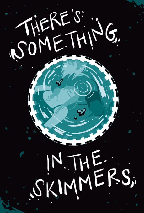 just about a week left to read my comic 'THERE'S SOMETHING IN THE SKIMMERS' for the @SBComicsFair !! very normal to perform cpr and find a frog stuck in someones throat btw. trust me on this 