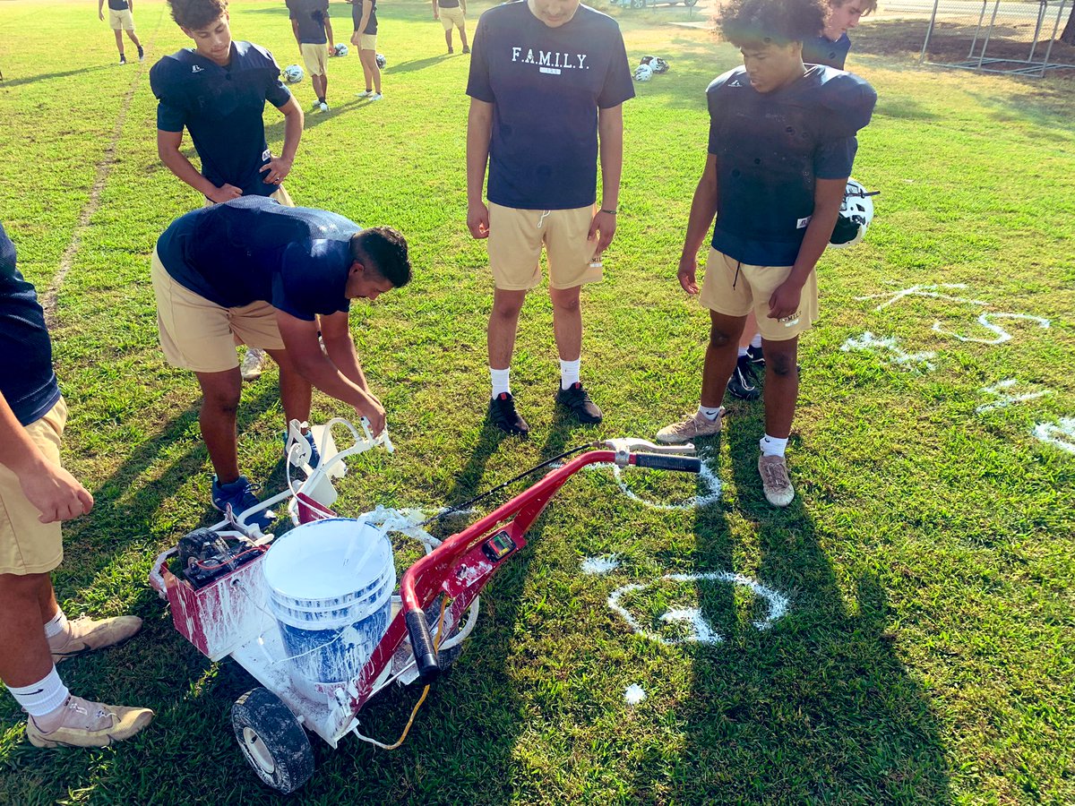 CoachSaxe's tweet photo. Last week of the regular season means, Senior Appreciation Week.

@Akins_Football 22 Seniors “left their mark” today! 

Going to miss this group, they are destined to do great things. 

Final game this Thursday vs. Johnson!
#WingsUp @AkinsAISD @akinsathletics @AISDAthletics https://t.co/21iBTOIcnr
