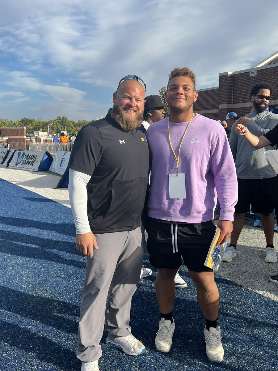 Thank you for the invite <a href="/ToddThrockmort3/">Todd Throckmorton</a> had a great time, hope to be back soon!!! <a href="/CoachHop1/">Brian Hopkins</a> <a href="/CoachJDozier/">Justin Dozier</a> <a href="/seancooper_C4/">Sean Cooper</a> <a href="/FootballLeonard/">Leonard Tiger Football Recruiting</a>