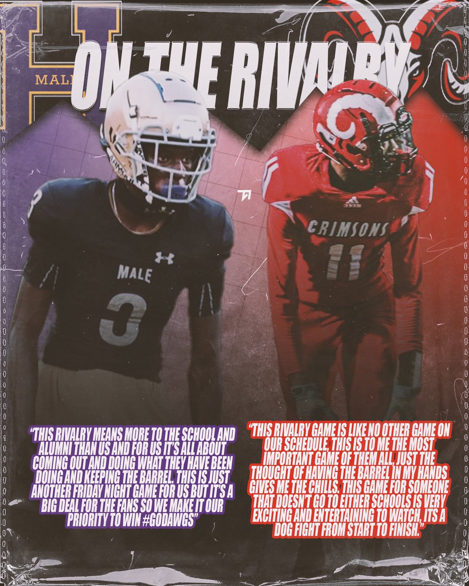 Don’t need to say how big this rivalry is for Louisville. Male/Manual arguably the biggest rivalry in the state. It’s officially rivalry week for these two schools. Score predictions for this game? I asked Antonio Harris and Jeremiah Blakey from each school on the rivalry.