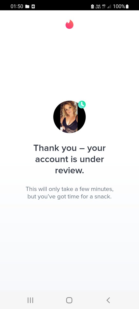 korylcallen's tweet photo. @Tinder had this for hours now, how long should this usually take? Pretty long snack 😂 https://t.co/f55ubGNUYq