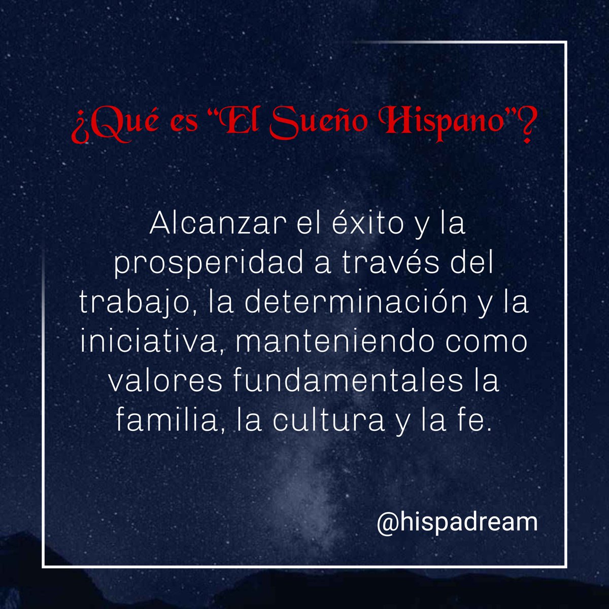 hispadream's tweet photo. #AmericanDream #HispanicDream #SueñoAmericano #SueñoHispano https://t.co/JCMB41PVr1