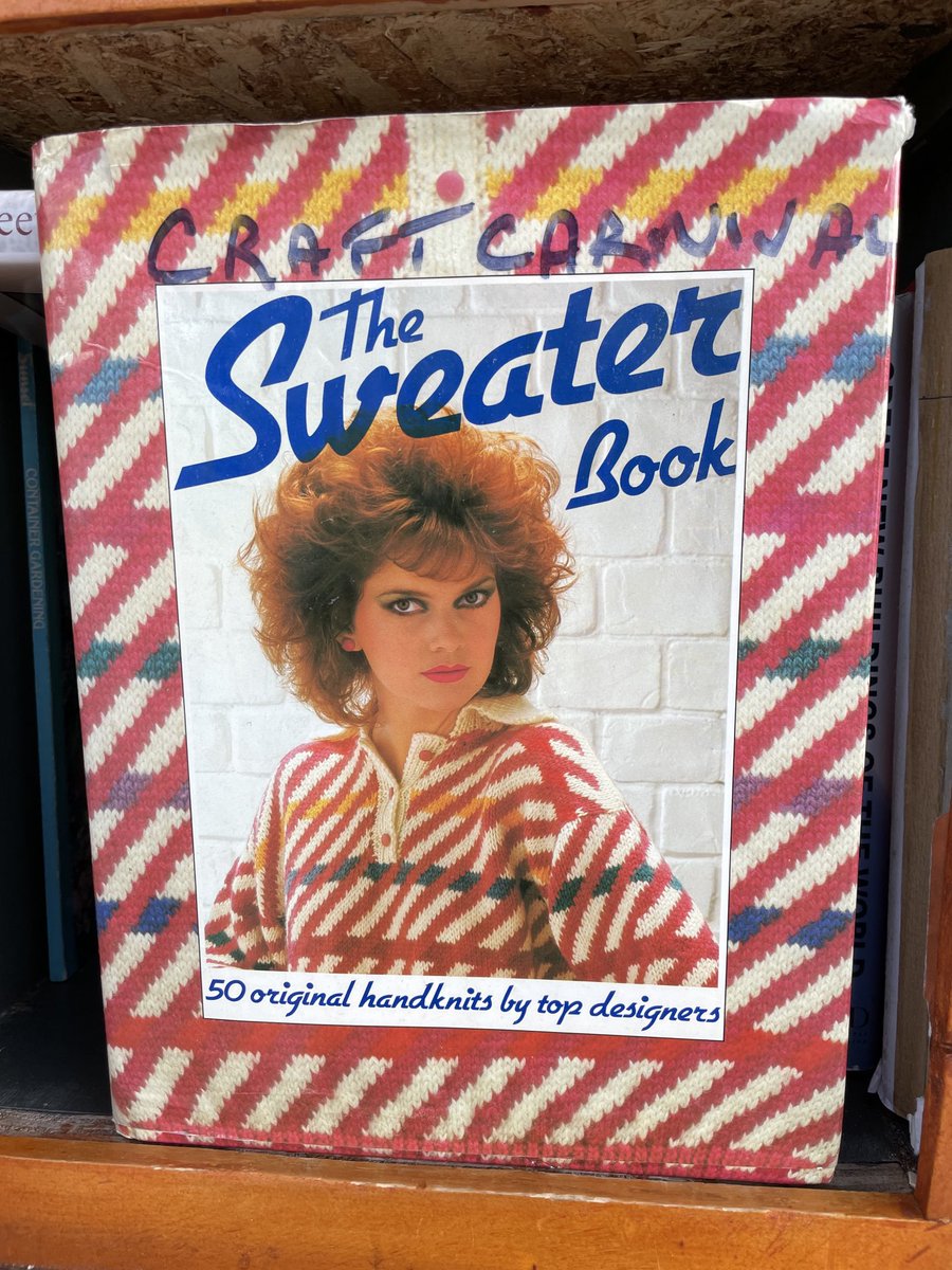 JackpotBook's tweet photo. Peak 80s. Pretty sure my mom knit me sweaters from this 1983 pattern book “by top designers.” https://t.co/SsRZDm2oWy