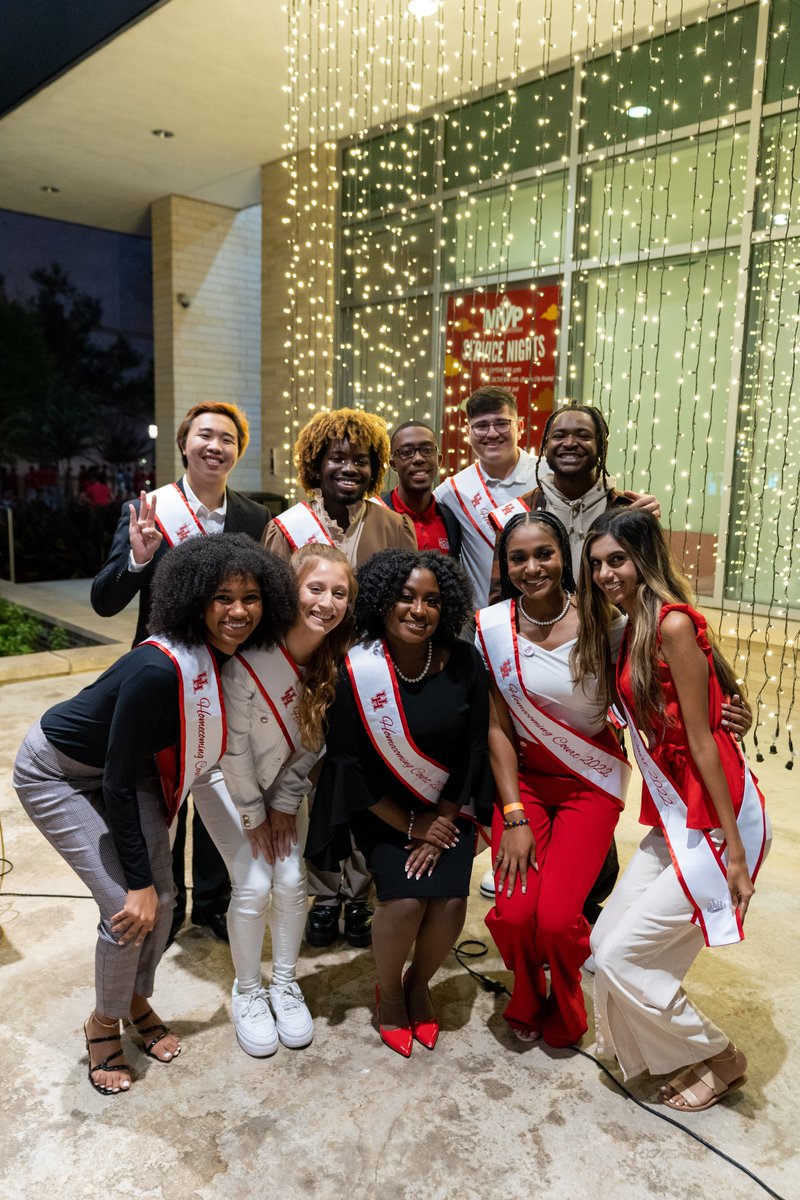 UHouston's tweet photo. Introducing the 2022 Homecoming Court!

Who will be crowned king and queen this Saturday at the @UHCougarFB game? https://t.co/1ryvtR1FbK