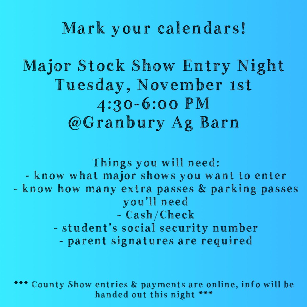 Granbury FFA (@granbury_ffa) on Twitter photo 