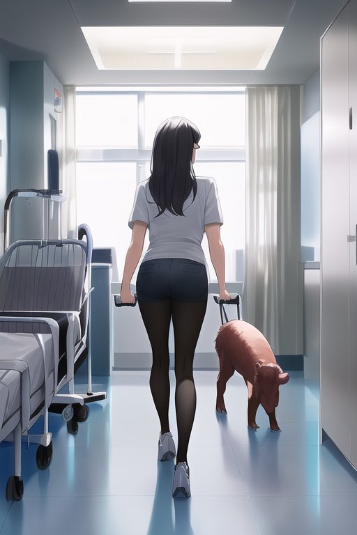 novelAIちゃんはクリーチャーを作り出すのが得意なので、逆に

「病院の中を徘徊するクリーチャー」

を生成させてみたらどうなるか?
……普段作ってるのはクリーチャーではないと言い張るつもりかAIちゃん 