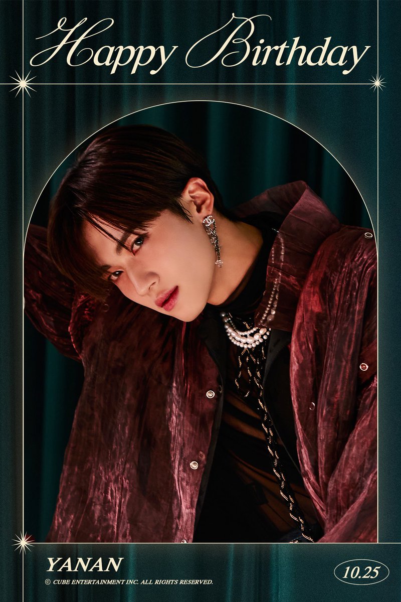 cubefams's tweet photo. Happy Birthday Yanan 🎉
Hope your birthday as special as you are. May all of your dreams come true. Please stay healthy our Yayangie 🎂🥳 https://t.co/BbUg2lnfd0