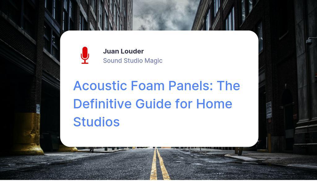 Acoustic foam panels are measured based on their NRC, which stands for “Noise Reduction Coefficient.” This is how much of the ambient sound a panel can absorb.

Read more 👉 lttr.ai/1pe5

#AcousticTreament #AcousticFoam #FoamPanels #SoundDeadening #RecordingSpace