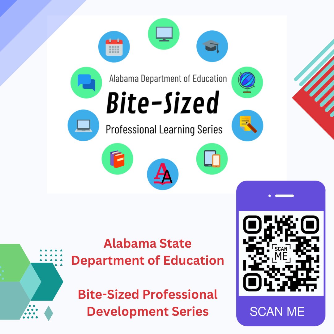 Alabama Reading on Twitter "BiteSized Professional Development Series