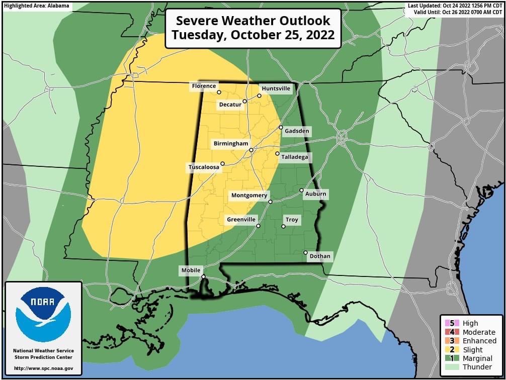 James Spann on Twitter "The main concern with storms across Alabama